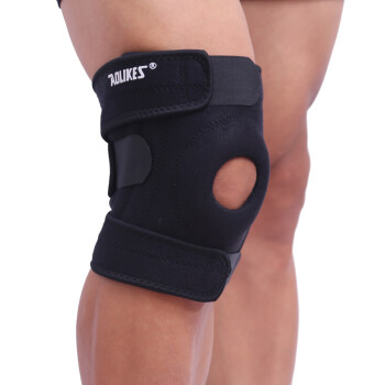 AOLIKES登山运动护膝防滑护髌骨4弹簧透气篮球护膝骑行跑