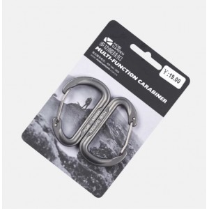 牧高笛户外露营D型铝合金钥匙扣背包水瓶扣多功能挂扣登山扣挂钩